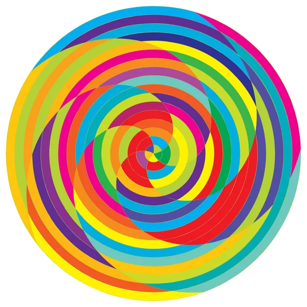 Abstract Spiral Swirl Twirl Element Volute Helix Vector — Stockvektor