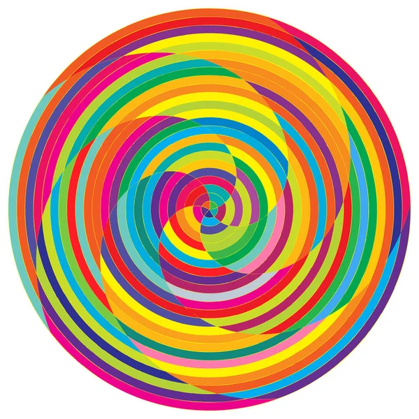 Spirale Abstraite Tourbillon Élément Tourbillonnant Volute Vecteur Hélice — Image vectorielle