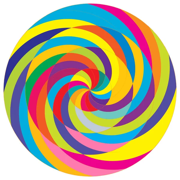 Soyut spiral, girdap ve dönme elementi. Volt, sarmal vektör