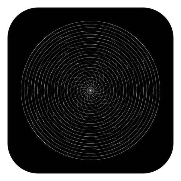 Soyut spiral, girdap ve dönme elementi. Volt, sarmal vektör