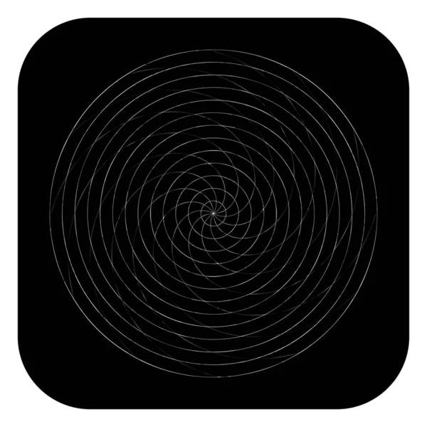 Soyut spiral, girdap ve dönme elementi. Volt, sarmal vektör