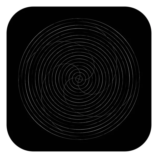 Soyut spiral, girdap ve dönme elementi. Volt, sarmal vektör