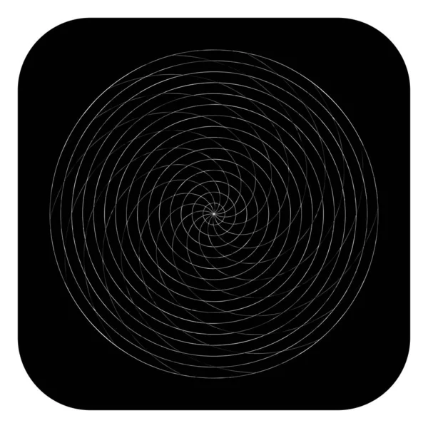 Soyut spiral, girdap ve dönme elementi. Volt, sarmal vektör