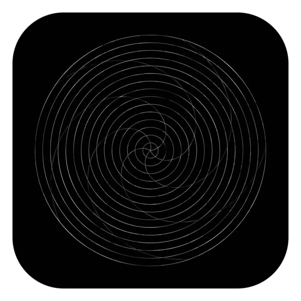 Soyut spiral, girdap ve dönme elementi. Volt, sarmal vektör