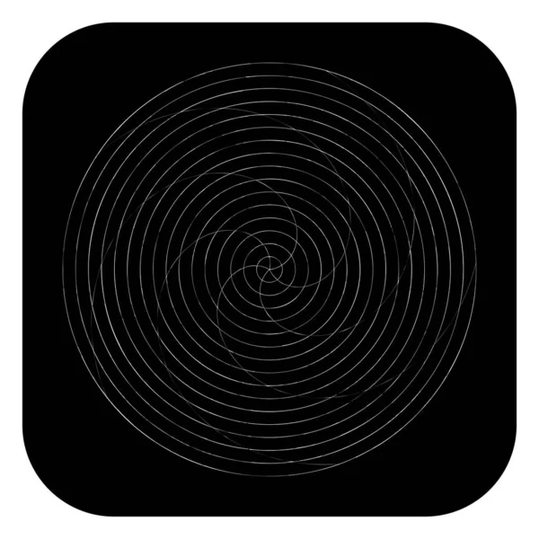 Soyut spiral, girdap ve dönme elementi. Volt, sarmal vektör