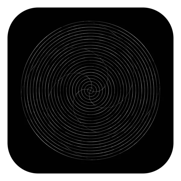 Soyut spiral, girdap ve dönme elementi. Volt, sarmal vektör