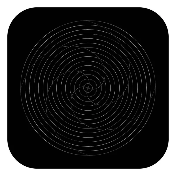 Soyut spiral, girdap ve dönme elementi. Volt, sarmal vektör