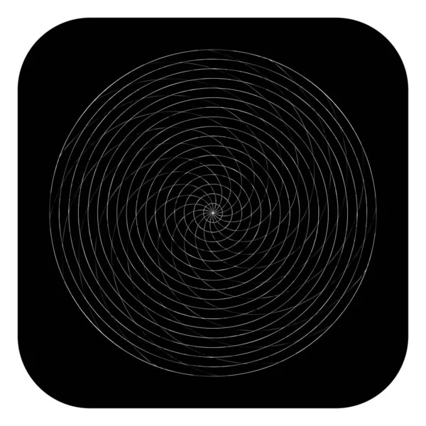 Soyut spiral, girdap ve dönme elementi. Volt, sarmal vektör