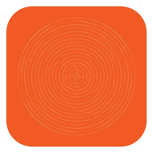 Soyut spiral, girdap ve dönme elementi. Volt, sarmal vektör