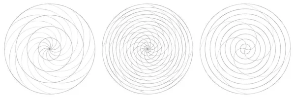 Abstrakt Spiral Virvlande Och Virvlande Element Volut Helixvektor Stock Vektor — Stock vektor