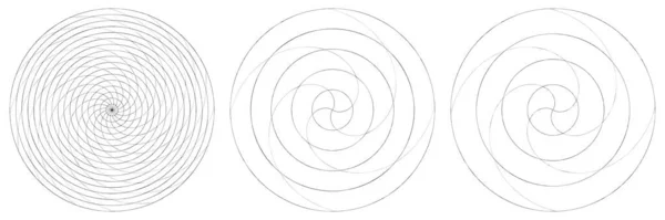 Abstract Spiral Swirl Twirl Element Volute Helix Vector Stock Vector — 图库矢量图片