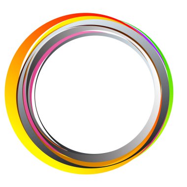 Random circles, rings circular element