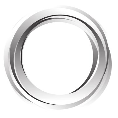 Random circles, rings circular element