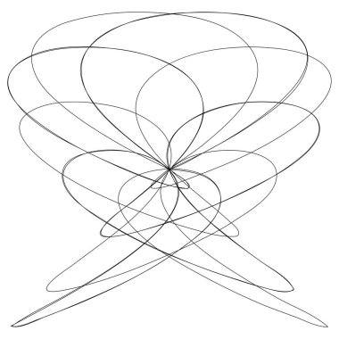 Soyut çizgi çizimi, çizgi çizimi, yapı 