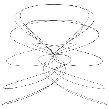 Soyut çizgi çizimi, çizgi çizimi, yapı 