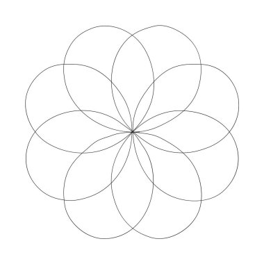 Soyut çizgi çizimi, çizgi çizimi, yapı 