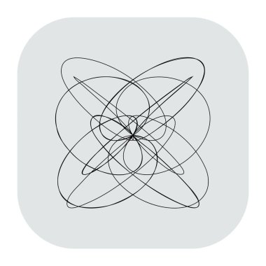 Soyut çizgi çizimi, çizgi çizimi, yapı 