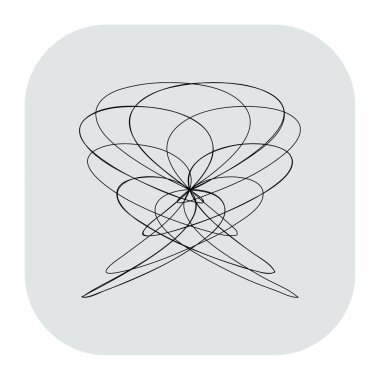 Soyut çizgi çizimi, çizgi çizimi, yapı 