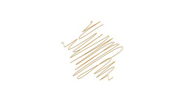 Çizilmiş, eskiz yıldızı. Çizgi çizen yıldız ögesi