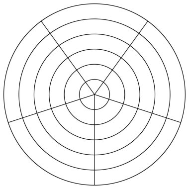 Radyal, dairesel çizgiler ögesi birleştiriliyor