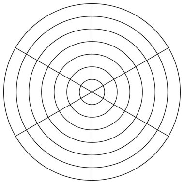 Radyal, dairesel çizgiler ögesi birleştiriliyor