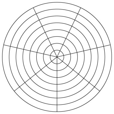 Radyal, dairesel çizgiler ögesi birleştiriliyor