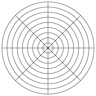 Radyal, dairesel çizgiler ögesi birleştiriliyor