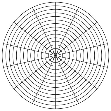 Radyal, dairesel çizgiler ögesi birleştiriliyor
