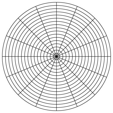 Radyal, dairesel çizgiler ögesi birleştiriliyor