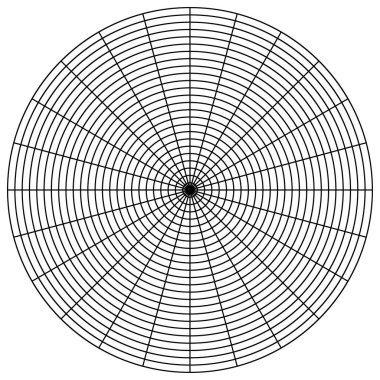 Radyal, dairesel çizgiler ögesi birleştiriliyor