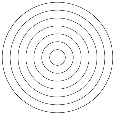 Radyal, dairesel çizgiler ögesi birleştiriliyor