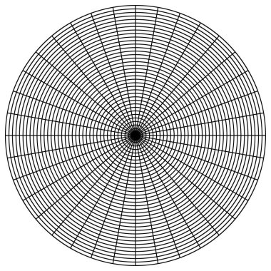Radyal, dairesel çizgiler ögesi birleştiriliyor