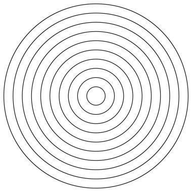 Radyal, dairesel çizgiler ögesi birleştiriliyor