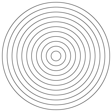 Radyal, dairesel çizgiler ögesi birleştiriliyor