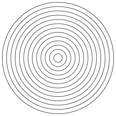 Radyal, dairesel çizgiler ögesi birleştiriliyor
