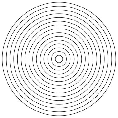Radyal, dairesel çizgiler ögesi birleştiriliyor