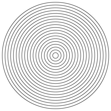 Radyal, dairesel çizgiler ögesi birleştiriliyor