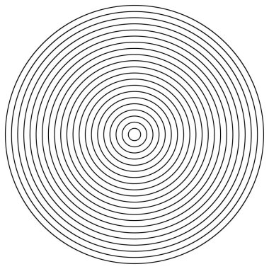 Radyal, dairesel çizgiler ögesi birleştiriliyor