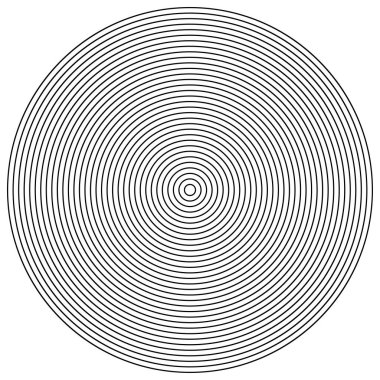 Radyal, dairesel çizgiler ögesi birleştiriliyor