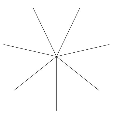 Radyal, dairesel çizgiler ögesi birleştiriliyor