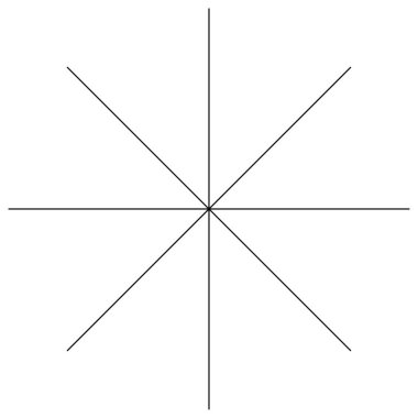 Radyal, dairesel çizgiler ögesi birleştiriliyor