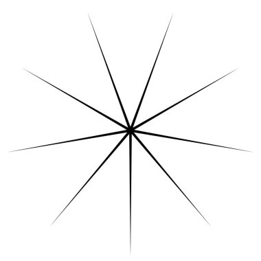 Radyal, dairesel çizgiler ögesi birleştiriliyor