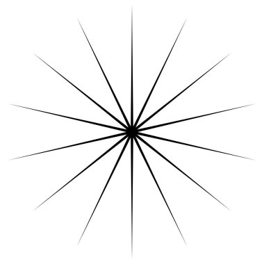 Radyal, dairesel çizgiler ögesi birleştiriliyor