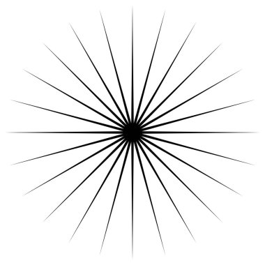 Radyal, dairesel çizgiler ögesi birleştiriliyor