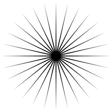 Radyal, dairesel çizgiler ögesi birleştiriliyor