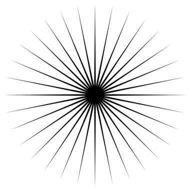 Radyal, dairesel çizgiler ögesi birleştiriliyor