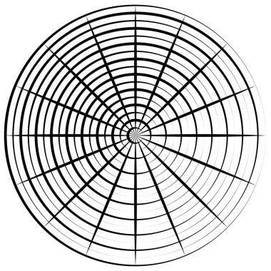 Radyal, dairesel çizgiler ögesi birleştiriliyor