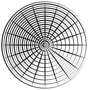 Radyal, dairesel çizgiler ögesi birleştiriliyor