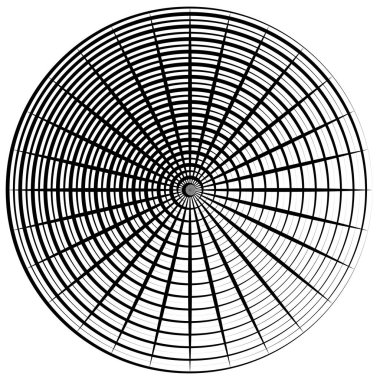 Radyal, dairesel çizgiler ögesi birleştiriliyor