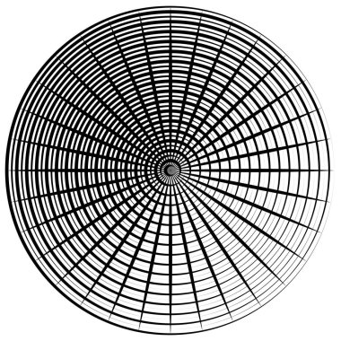 Radyal, dairesel çizgiler ögesi birleştiriliyor